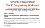 [VIP DOWNLOAD] Sam Woods – The AI Copywriting Workshop (Complete Edition)